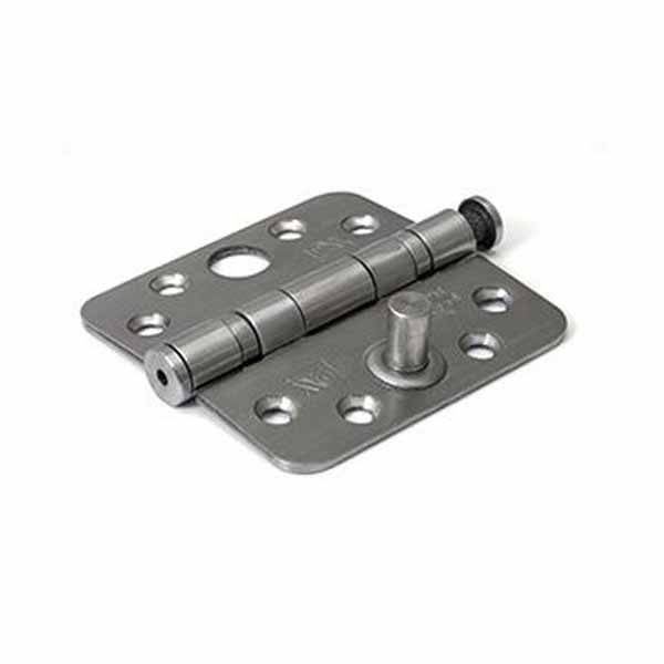 Kogellagerscharnier 76x76 mm ronde hoek SKG2 RVS