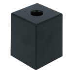 Meubelpoot kunststof zwart