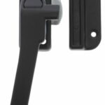 Starx raamsluiting Links met nok en knop Zwart