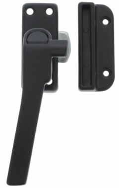 Starx raamsluiting Links met nok en knop Zwart