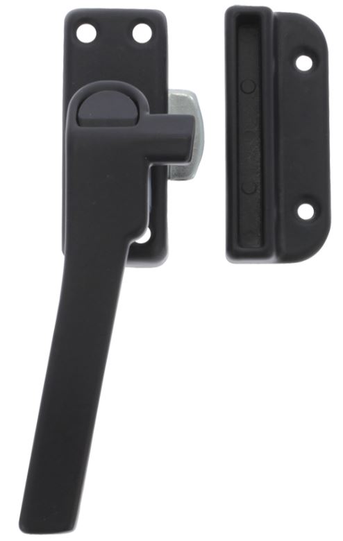 Starx raamsluiting Links met nok en knop Zwart