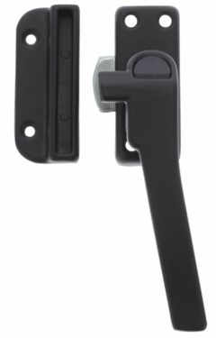 Starx raamsluiting Rechts met nok en knop Zwart