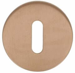Sleutelplaatje Rond PVD Mat Brons