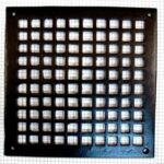 Rooster, ijzer zwart 20 x 20 cm