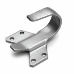 Sluithaak zilvergrijs terugliggende deuren 7,5mm - 24,5mm