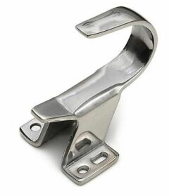 Sluithaak RVS gelijkliggende en opdekdeuren tot max. 12mm