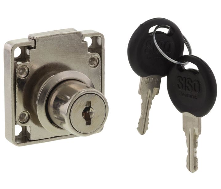 Starx cilinderslot inbouw kast vernikkeld