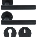 SKG3 Veiligheid Achterdeur Set Brenda Rond Zwart