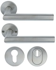 SKG3 Veiligheid Achterdeur Set Michel Rond Mat RVS