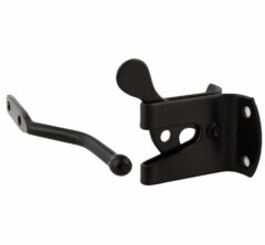 Heksluiting met sluitpen opschroevend zwart gelat