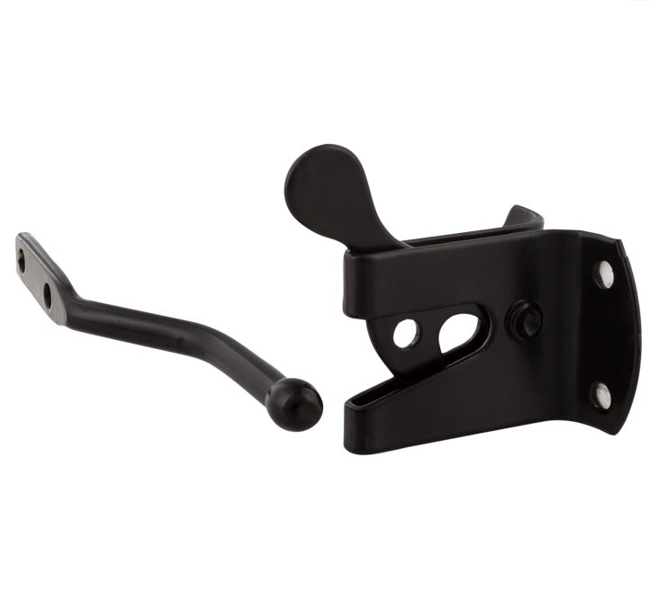 Heksluiting met sluitpen opschroevend zwart gelat