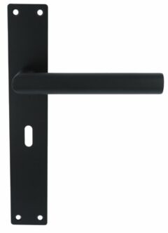 Deurkruk Marc op Schild Rechthoekig SL56 RVS/Mat Zwart