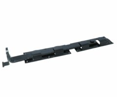 Overslaggrendel 430 mm zwart
