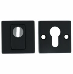 Intersteel SKG3 Veiligheid-rozet Vierkant + kerntrekbeveiliging RVS/Mat Zwart