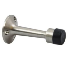 Deurstop Wandmontage nikkel mat