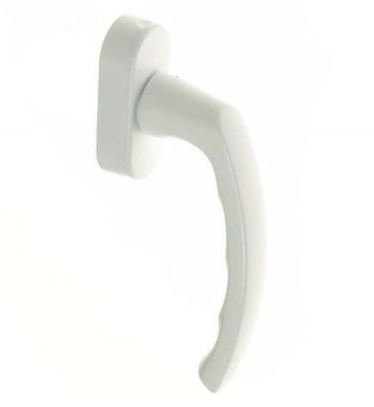 Draaikiepgarnituur Hoppe Aluminium Wit