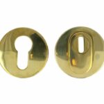 SKG3 Veiligheid-Rozet Met Kerntrekbeveiliging Messing Ongelakt