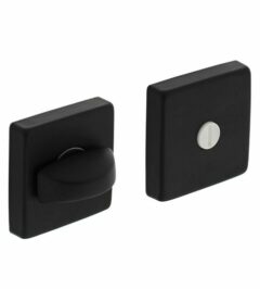 WC-sluiting 50x50x10 + 7mm nokken met 8 mm stift zwart