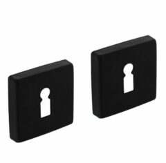 Intersteel sleutelplaatjes 50x50x10 mm + 7mm nokken zwart