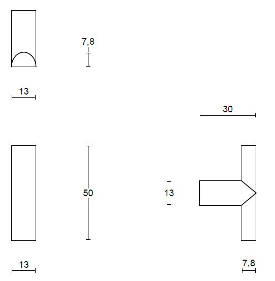 Meubelknop PIET BOON ARC PBA13M Mat RVS