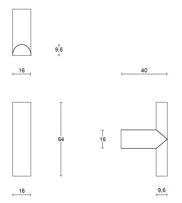 Meubelknop PIET BOON ARC PBA16M PVD Mat Zwart