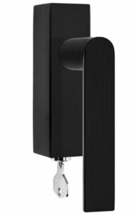 Draaikiepgarnituur Piet Boon ARC PBA100-DKLOCK Rechts PVD Mat Zwart