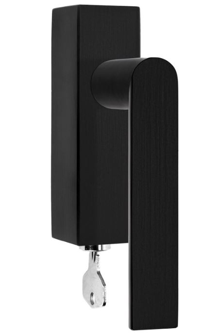 Draaikiepgarnituur Piet Boon ARC PBA100-DKLOCK Rechts PVD Mat Zwart