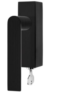 Draaikiepgarnituur Piet Boon ARC PBA100-DKLOCK Links PVD Mat Zwart