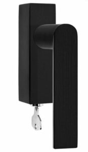 Draaikiepgarnituur Piet Boon ARC PBA101-DKLOCK Rechts PVD Mat Zwart