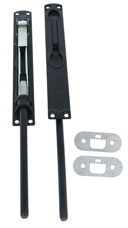 Set van 2 Kantschuiven 202 mm Zwart