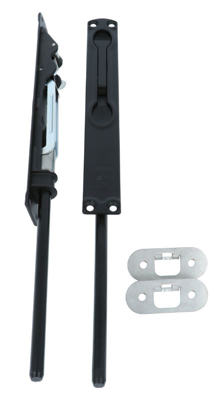 Set van 2 Kantschuiven 202 mm Zwart