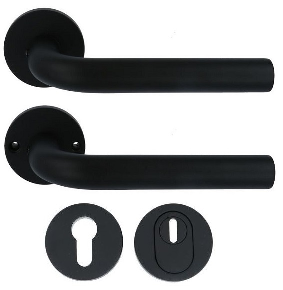 SKG3 Veiligheid Achterdeur Set Tim Rond Zwart