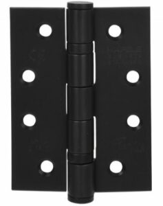 Kogellagerscharnier 102x76x3 mm rechte hoek zwart