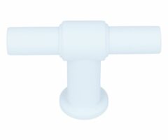 T-greep 55 mm mat wit