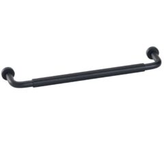 Greep Leder Lounge Zwart/Zwart 160 mm
