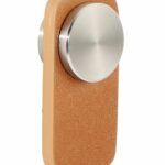 Knop tong Leder Lichtbruin 20x40 mm