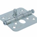 Kogellagerscharnier 76x76 mm ronde hoek SKG**®