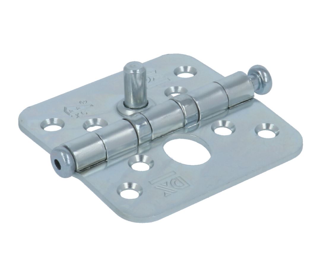 Kogellagerscharnier 76x76 mm ronde hoek SKG**®