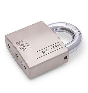 Hangslot DX PRO-line HSPRO 50 O SE Zilver SKG*®