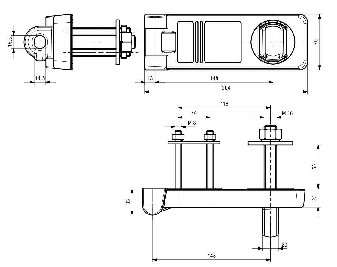 DX PRO-LINE Veiligheidsoverval zwart - Afbeelding 2
