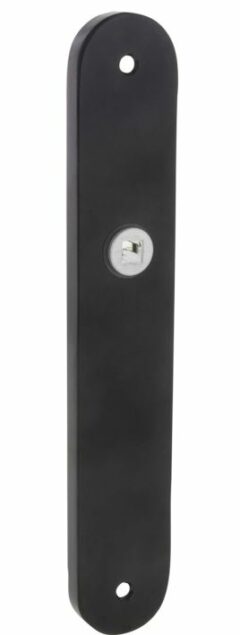 Impresso schild blind, rond 230 x 9 x 40 mm zwart