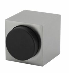 Olivari deurstop Cubo vierkant RVS mat titaan PVD