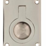 Luikring recht 50mm x 39mm nikkel