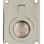 Luikring recht 65mm x 49mm nikkel