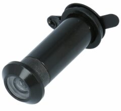 Deurspion 160 ° Zwart