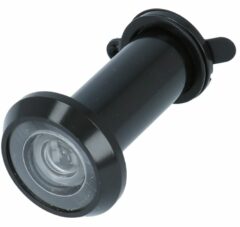 Deurspion 180 ° Zwart