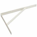 Plankdrager BEAM met schoor 330x495 mm staal wit gelakt