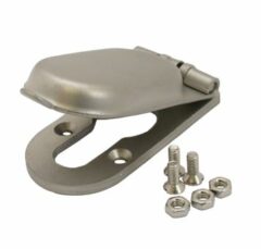 Mauer Cilinder afdekrozet 12 mm Mat RVS