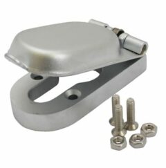 Mauer Cilinder afdekrozet 17 mm Mat RVS