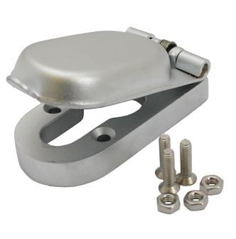 Mauer Cilinder afdekrozet 17 mm Mat RVS